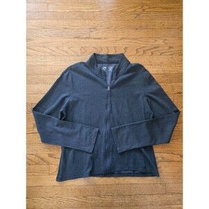 Horny Toad Womens Gray Full Zip Athletic Jacket Size Large